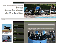 Tablet Screenshot of bernersennen-franken.de